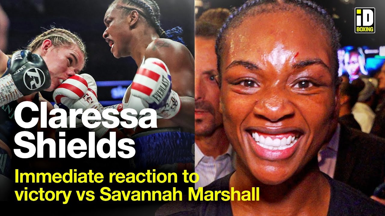 Claressa Shields Immediate Reaction To Savannah Marshall Win