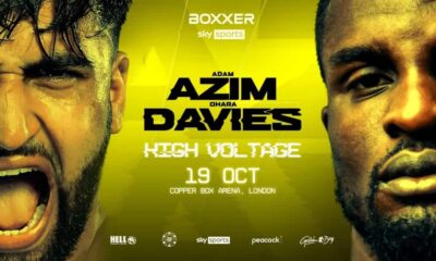 Adam Azim vs Ohara Davies poster