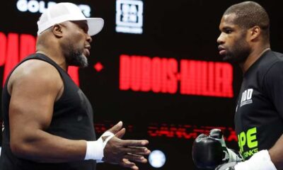 Joshua and Dubois will lock horns tomorrow night Photo Credit: Mark Robinson Matchroom Boxing