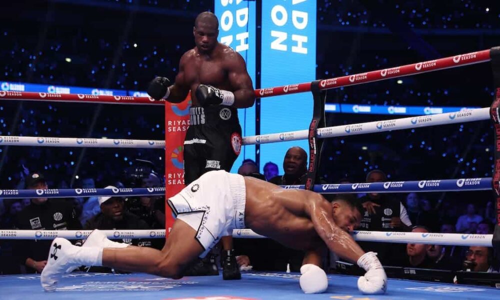 Anthony Joshua knocked out by Daniel Dubois