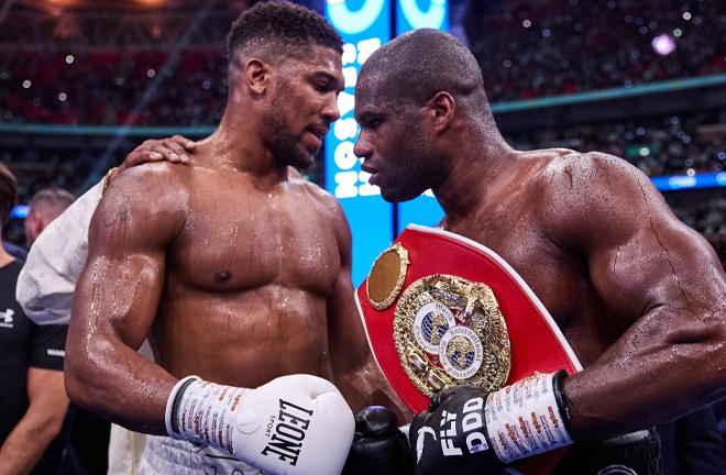 Dubois looked better than ever against Joshua (Photo Credit: Mark Robinson Matchroom Boxing)