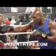 EVANDER HOLYFIELD BLASTS MITTS WITH KO POWER FOR BELFORT; STILL GOT IT AT AGE 58 TRAINING FOR CLASH