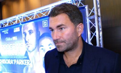 Eddie Hearn REACTION TO CHISORA TIRADE: Main event COULD CHANGE