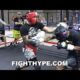 FERNANDO VARGAS JR. SPARRING; DISPLAYS SHADES OF "FEROZ" FATHER'S SKILLS