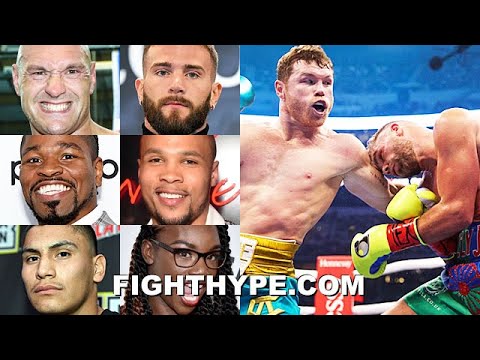 FIGHTERS REACT TO CANELO STOPPING SAUNDERS: FURY, PORTER, PLANT, EUBANK, ORTIZ, SHIELDS, & MORE