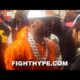 FLOYD MAYWEATHER & GERVONTA DAVIS COME FACE TO FACE; SETTLE BEEF AT BENAVIDEZ VS PLANT