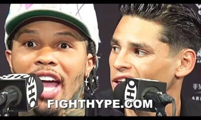 GERVONTA DAVIS & RYAN GARCIA ERUPT IN EXPLOSIVE ARGUMENT; GO AT IT IN HEATED CONFRONTATION