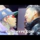 GERVONTA DAVIS & RYAN GARCIA HEATED FIRST FACE OFF; TRADE WORDS, GO AT IT, & STARE EACH OTHER DOWN