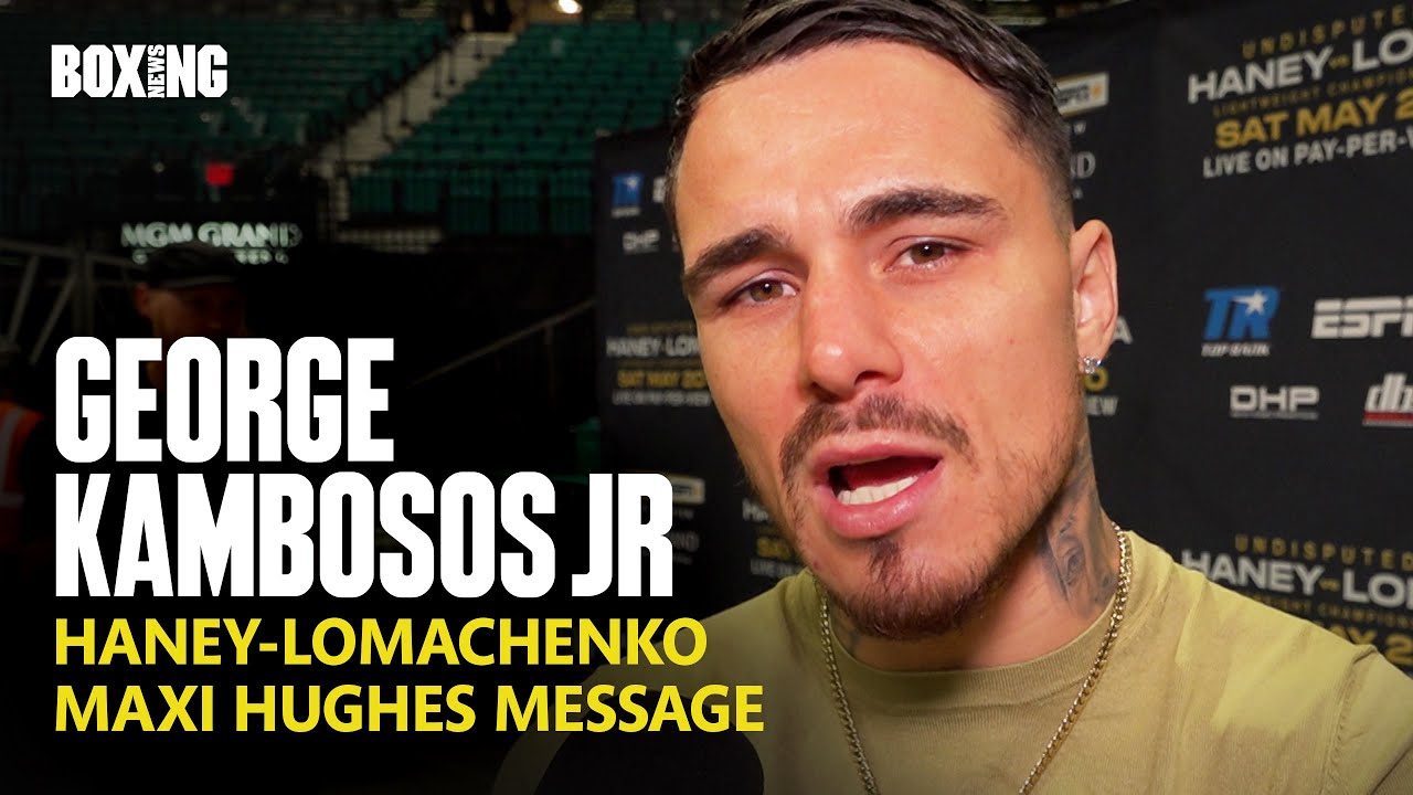 George Kambosos Predicts Haney-Lomachenko Winner