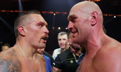 Fury was almost stopped by Usyk first time around (Photo Credit: Mikey Williams, Top Rank)