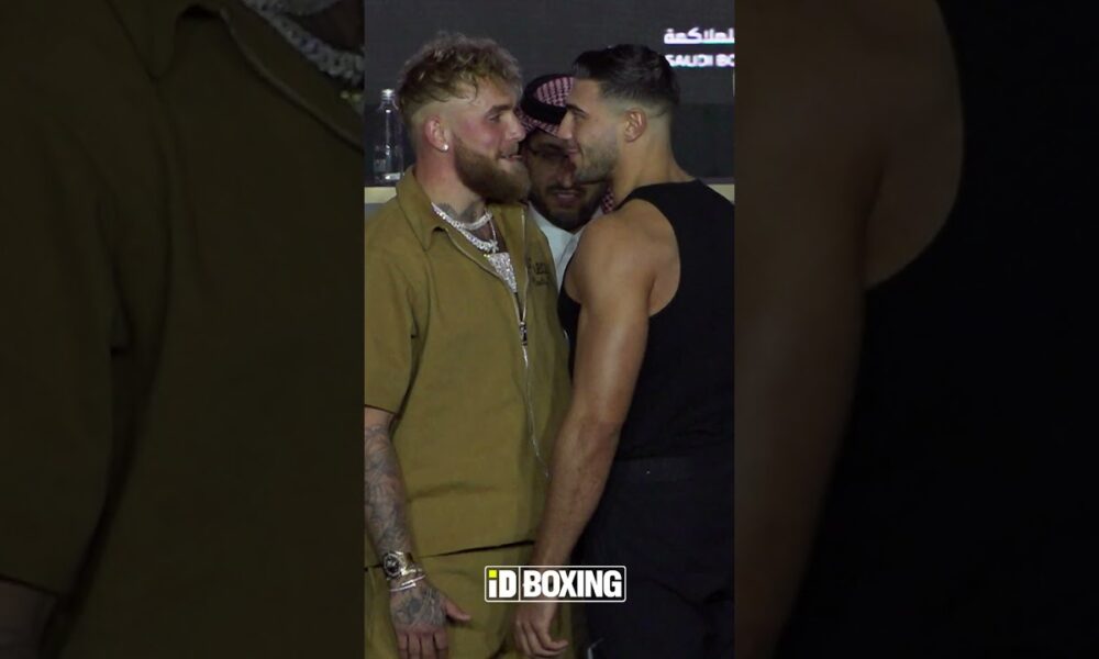 Jake Paul vs Tommy Fury Face-Off In Diriyah