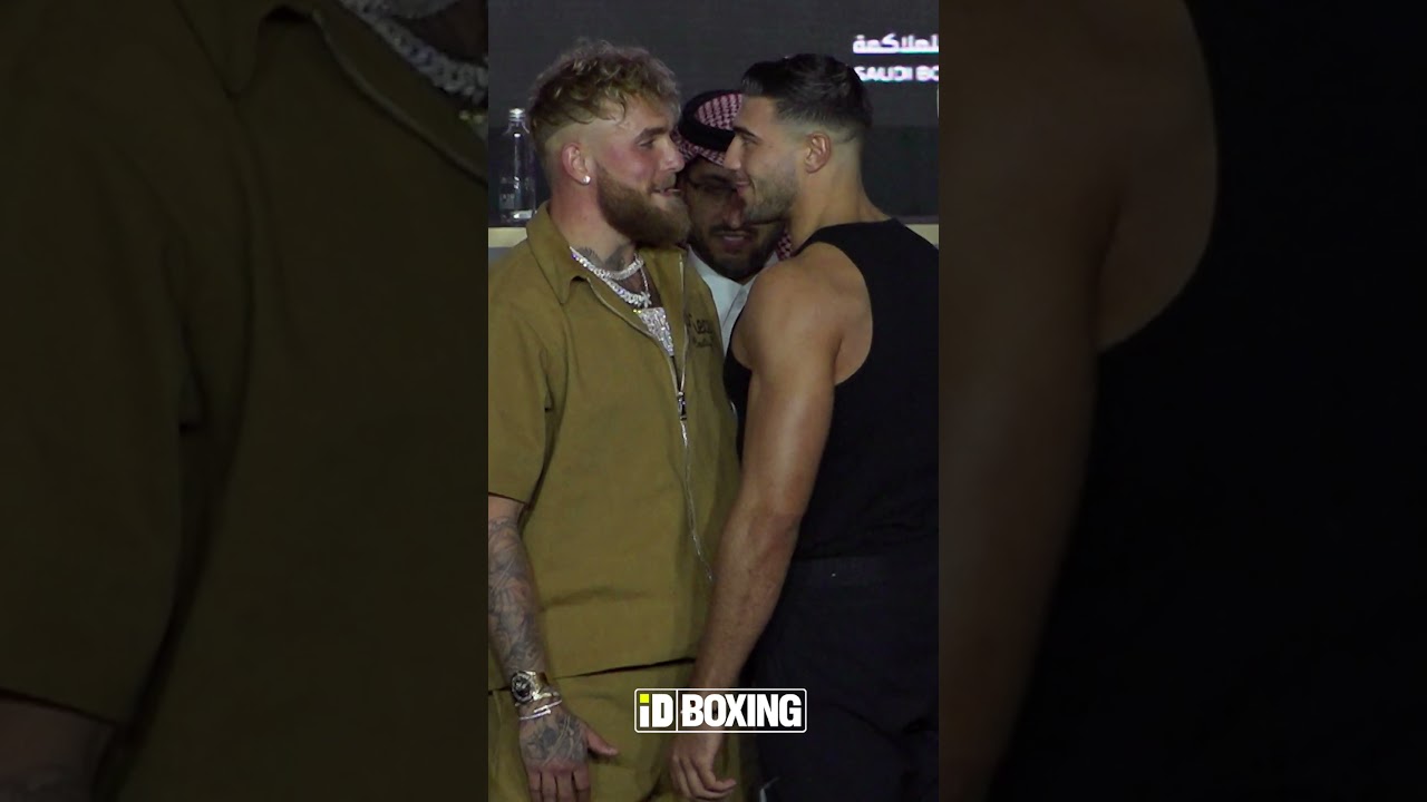 Jake Paul vs Tommy Fury Face-Off In Diriyah