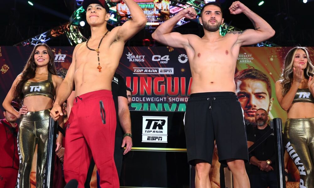 Image: Live Results: Munguia vs. Bazinyan From Glendale Tonight