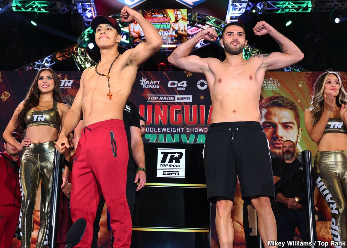 Image: Live Results: Munguia vs. Bazinyan From Glendale Tonight