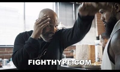 MIKE TYSON TEACHES SIGNATURE MOVES TO "THE BEAST"; BADDEST MAN ON THE PLANET MENTORING JAMES WILSON