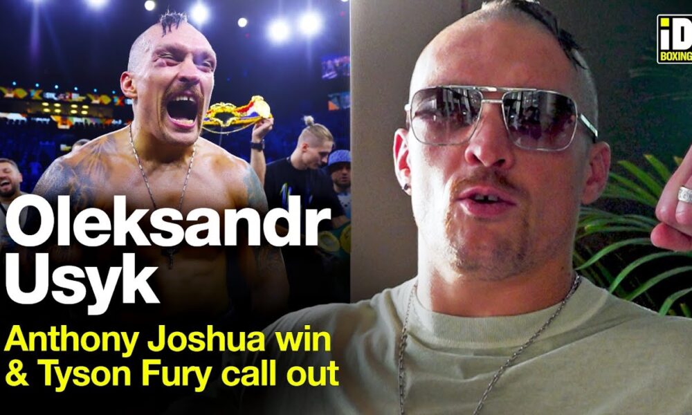 Oleksandr Usyk Exclusive | Anthony Joshua Win & Tyson Fury