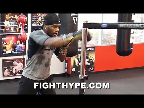 RYAN MARTIN GOES "RAPID-REFLEX" ON THE BOXING BAR; PERFECTING CAT-LIKE REFLEXES FOR RETURN