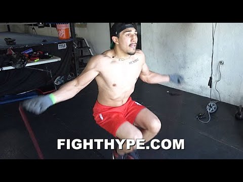 TEOFIMO LOPEZ "MOZART" JUMP ROPE SKILLS; HITS ROBERTO DURAN'S INSANE DOUBLE UNDER SQUAT JUMP