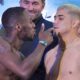 TEVIN FARMER AND JOJO DIAZ HAVE WORDS DURING WEIGH IN! DEMETRIUS ANDRADE VS LUKE KEELER