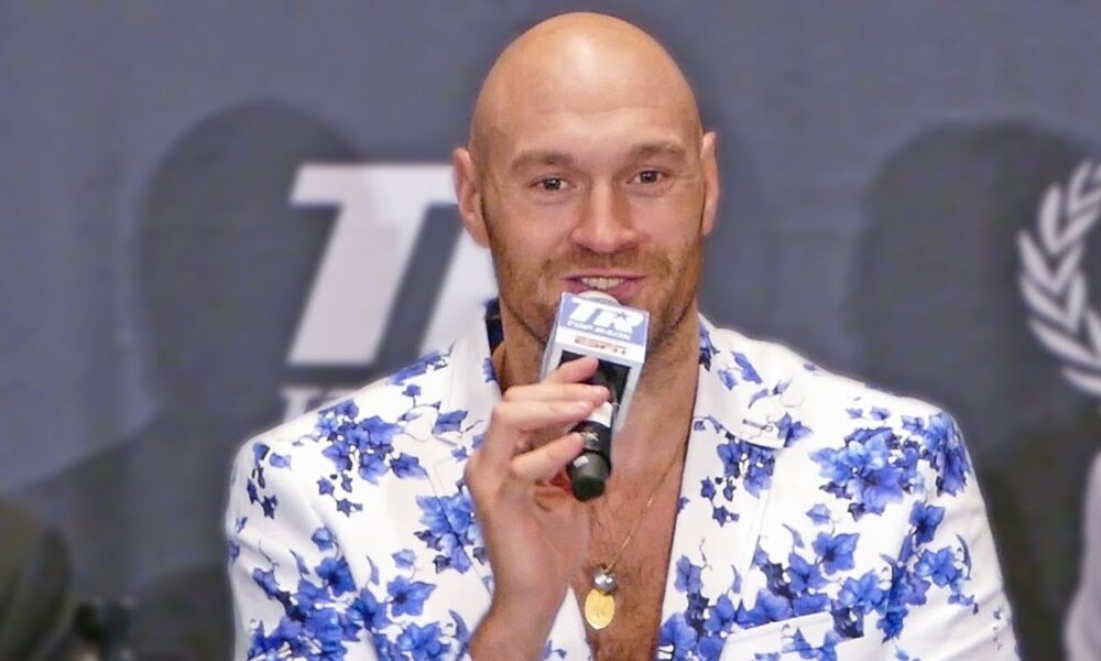 Tyson Fury FULL POST FIGHT PRESS CONFERENCE vs. Tom Schwarz | Top Rank Boxing