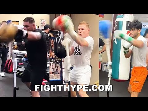 ANDY RUIZ "FIERCE" CANELO & RYAN GARCIA TRAINING; FASTER IMPROVED REFLEXES ON THE FIERCE REFLEX BAG