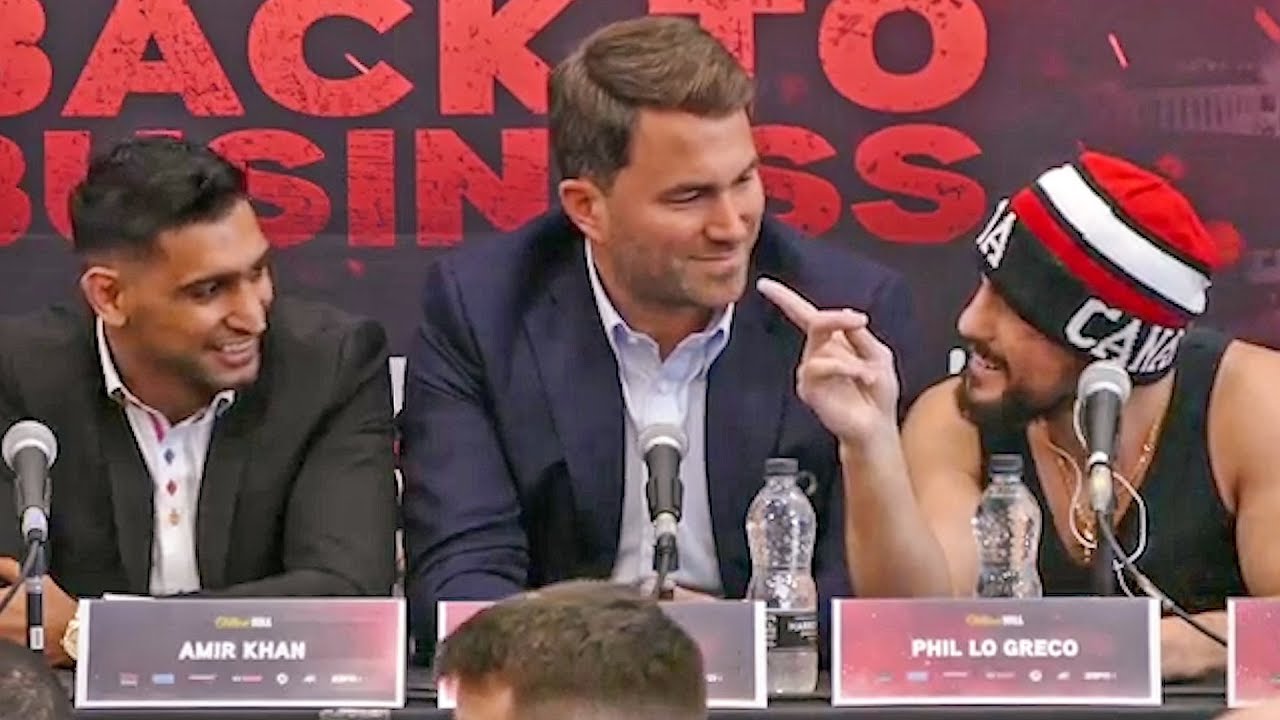 Amir Khan vs Phil Lo Greco FINAL PRESS CONFERENCE