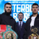 Beterbiev and Bivol face-to-face ahead of their much-anticipated showdown on October 12 in Riyadh Photo Credit: Mark Robinson Matchroom Boxing