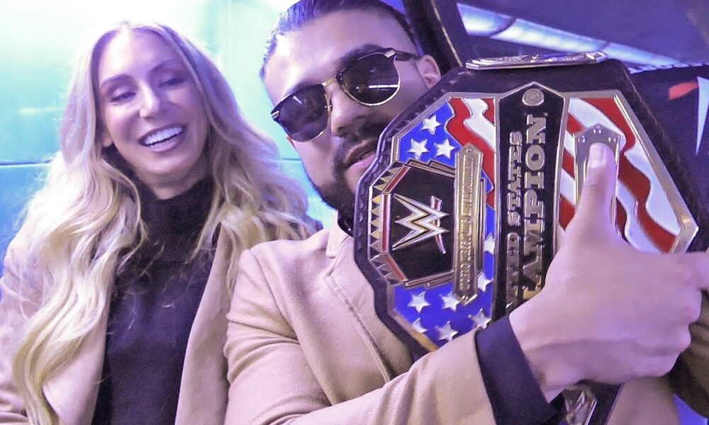 CHARLOTTE FLAIR & ANDRADE EL IDOLO (NOW MARRIED) show their love in 2020