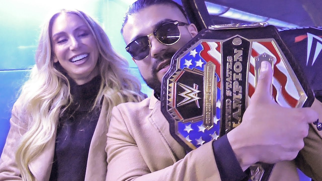 CHARLOTTE FLAIR & ANDRADE EL IDOLO (NOW MARRIED) show their love in 2020