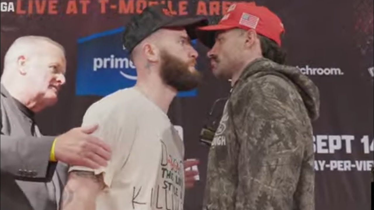 Caleb Plant NOSE-TO-NOSE with Trevor McCumby & PULLED AWAY; Rolly Romero TRIES TO PUNK Manuel Jaimes