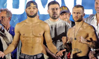 Chris Eubank Jr vs Kamil Szeremeta • WEIGH IN & FACE OFF • Beterbiev v Bivol | DAZN Boxing