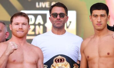 Bivol beat Canelo on points in May 2022 Photo Credit: Ed Mulholland/Matchroom