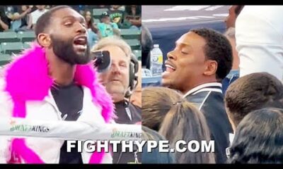 ERROL SPENCE & JARON ENNIS GO AT IT; TRADE WORDS AFTER ENNIS GETS 2ND ROUND KNOCKOUT IN FRONT OF HIM