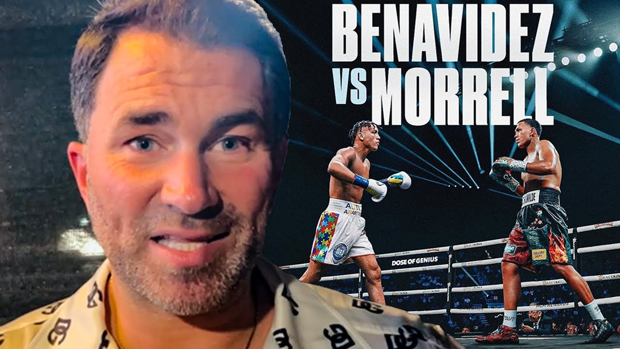 Eddie Hearn REACTS to Benavidez vs Morrell; TRUTH on De La Hoya “BURNING DEEP IN HIS SOUL” BEEF