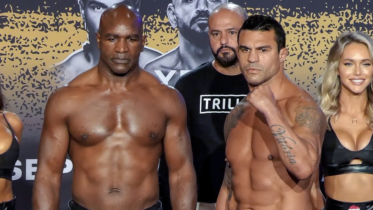 Evander Holyfield vs. Vitor Belfort • FULL WEIGH IN & FINAL FACE OFF • Triller Fight Club