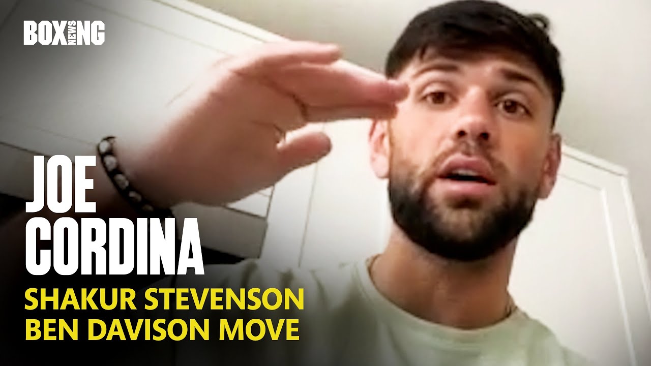 Exclusive: Joe Cordina On Shakur Stevenson Fight & Reveals New Trainer