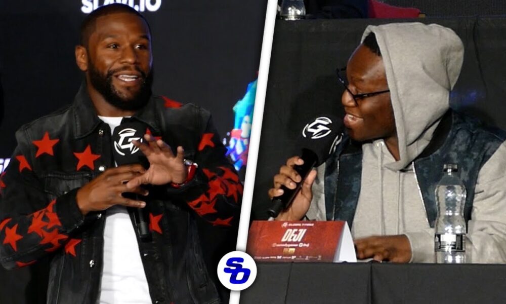 FLOYD MAYWEATHER VS DEJI • FULL MAIN EVENT PRESS CONFERENCE • DAZN Boxing