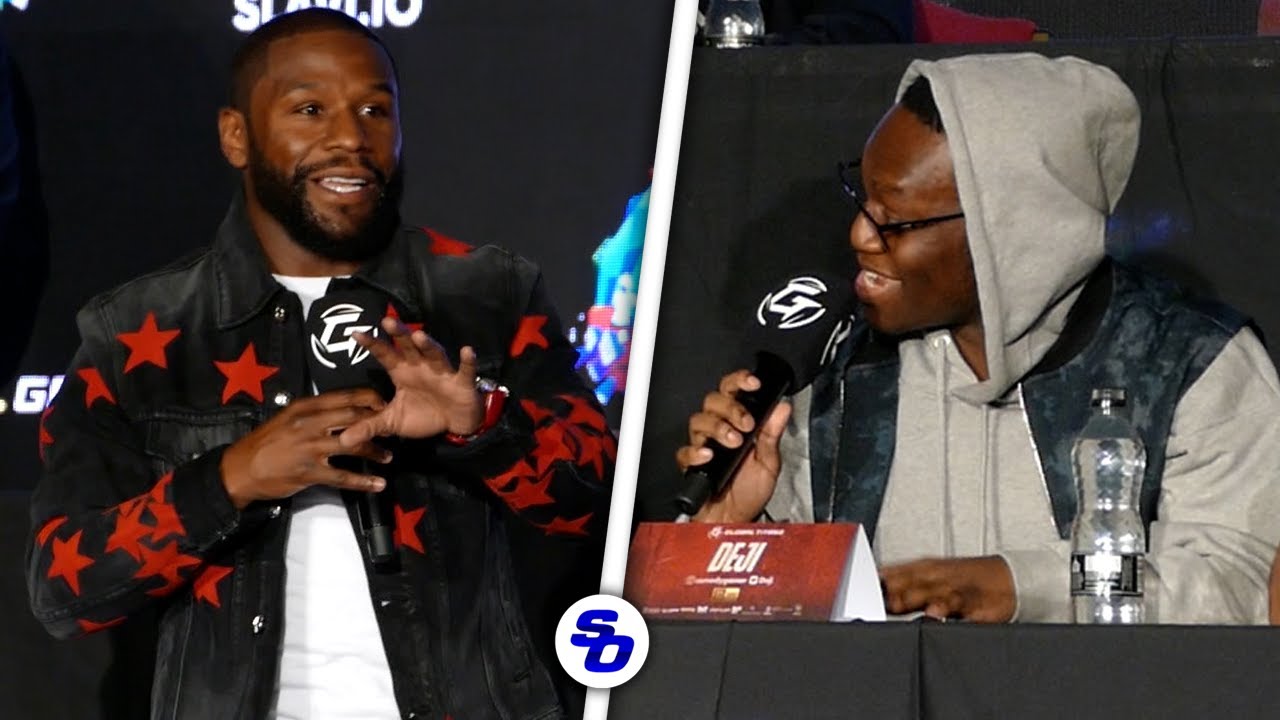 FLOYD MAYWEATHER VS DEJI • FULL MAIN EVENT PRESS CONFERENCE • DAZN Boxing