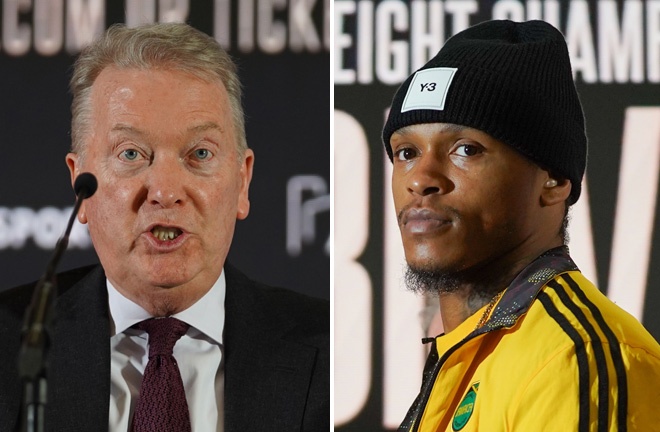 The relationship between Yarde and Warren appears to have broken down Photo Credit: Stephen Dunkley/Queensberry Promotions