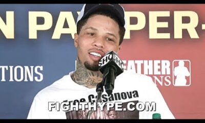 GERVONTA DAVIS IMMEDIATE REACTION AFTER KNOCKING OUT MARIO BARRIOS IN 11: "I WAS HAVING FUN"