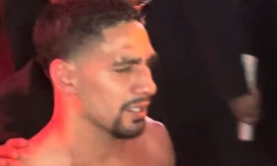 HEARTBROKEN Danny Garcia IMMEDIATELY AFTER QUITTING ON STOOL vs Erislandy Lara