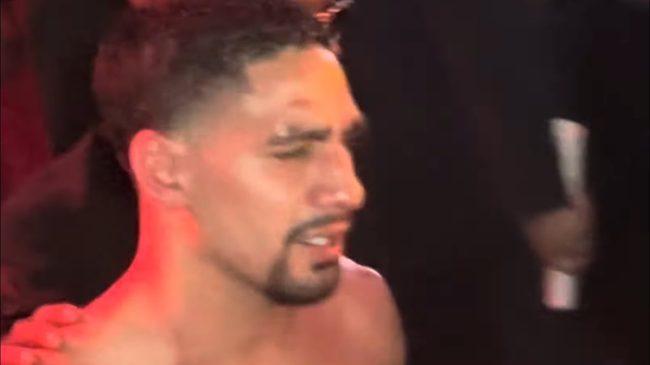 HEARTBROKEN Danny Garcia IMMEDIATELY AFTER QUITTING ON STOOL vs Erislandy Lara