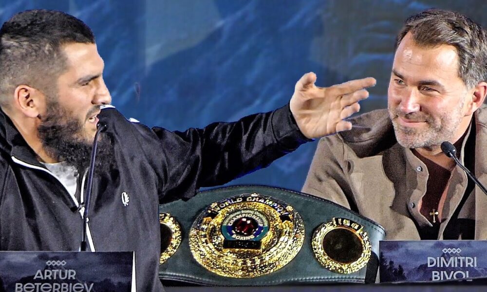 HEATED MOMENT!! Artur Beterbiev BLASTS Eddie Hearn over Comments at Final Press Conference