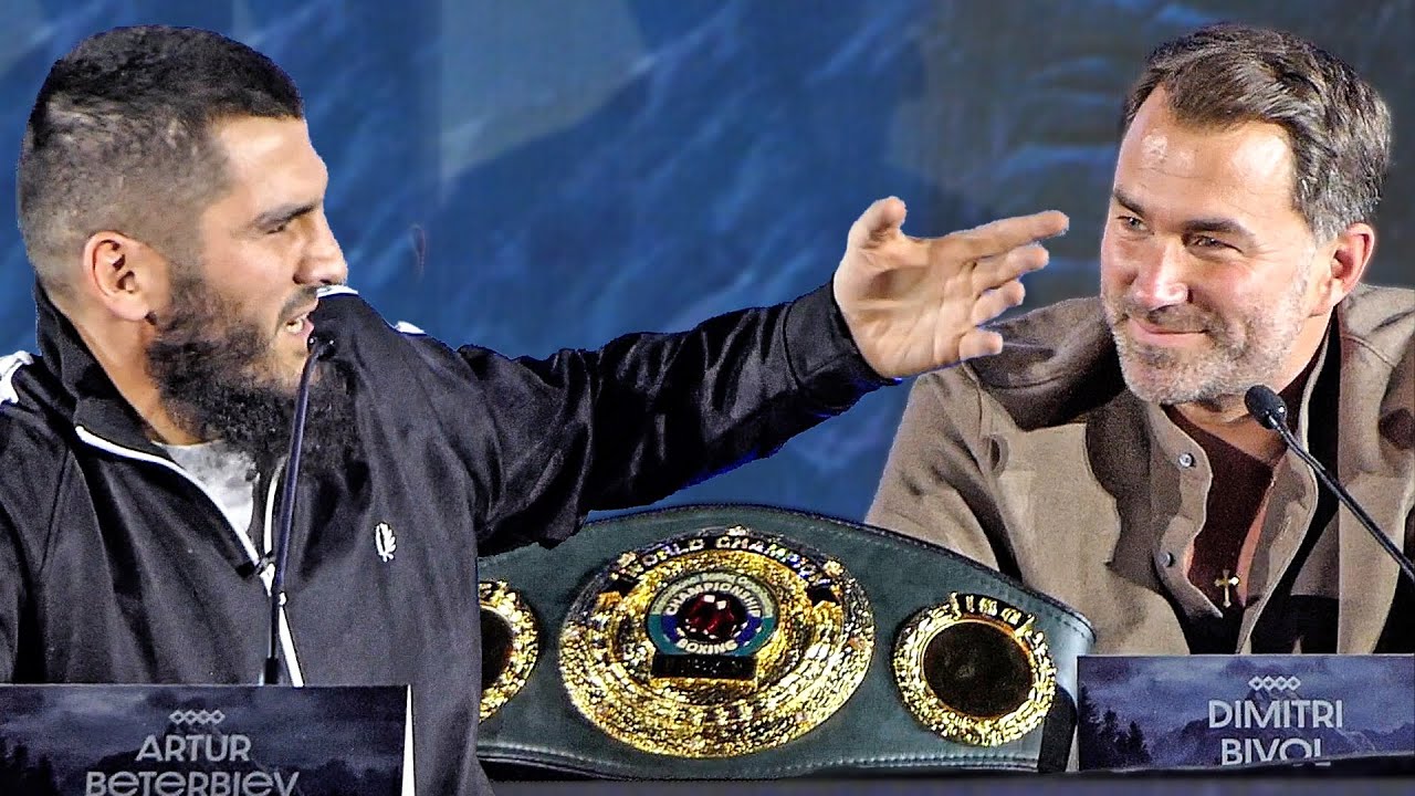 HEATED MOMENT!! Artur Beterbiev BLASTS Eddie Hearn over Comments at Final Press Conference