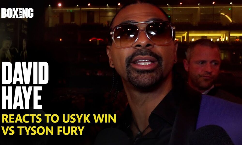 "I'm Very Happy!" David Haye Reacts To Usyk Win vs Fury