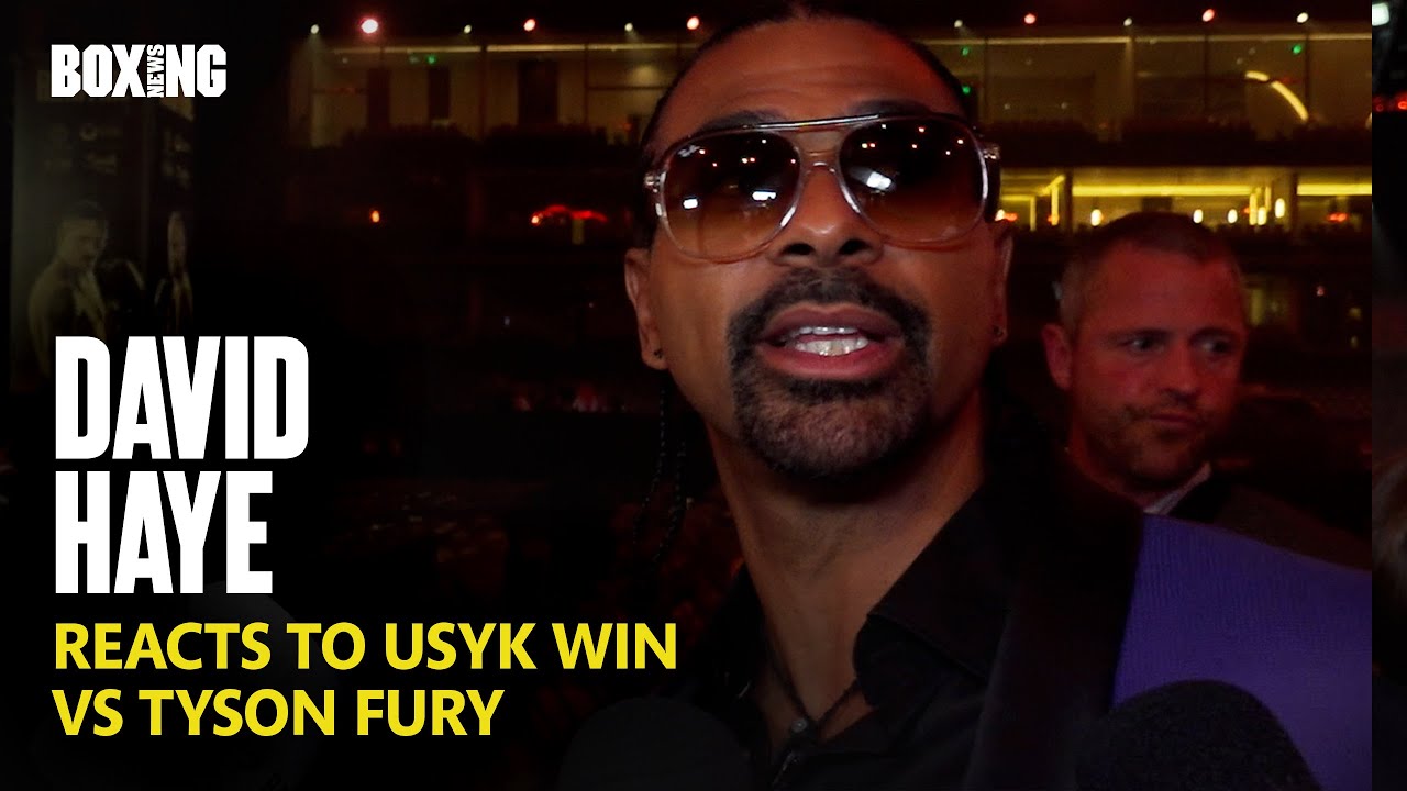 "I'm Very Happy!" David Haye Reacts To Usyk Win vs Fury