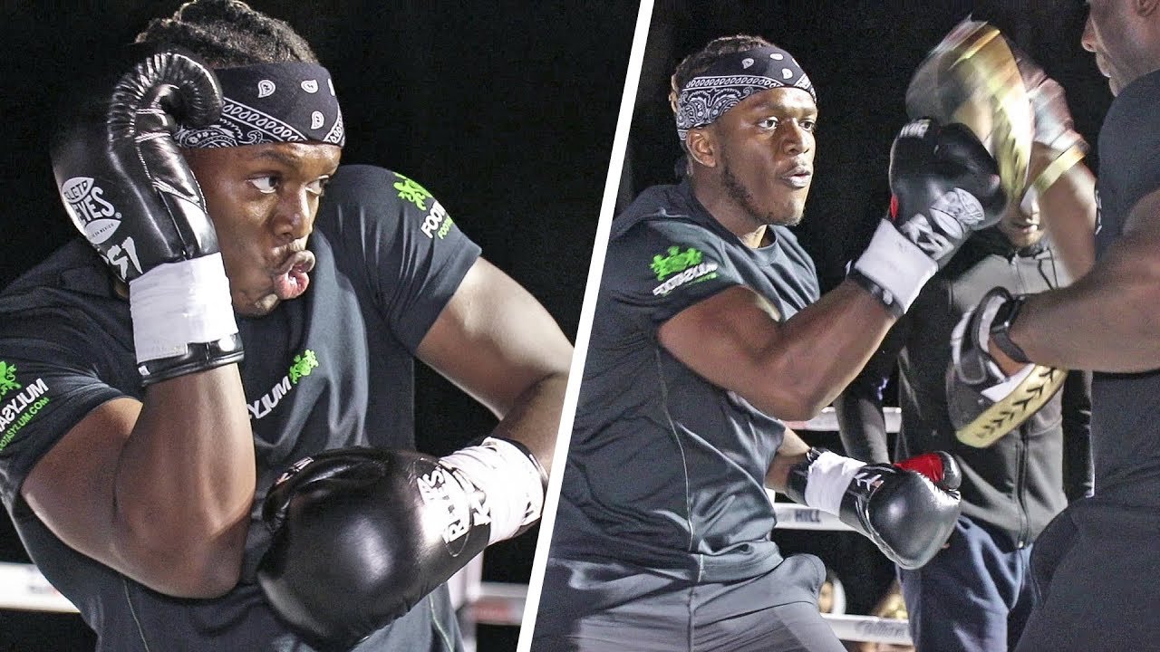 KSI - FULL L.A PUBLIC WORKOUT ahead of Logan Paul Rematch Clash