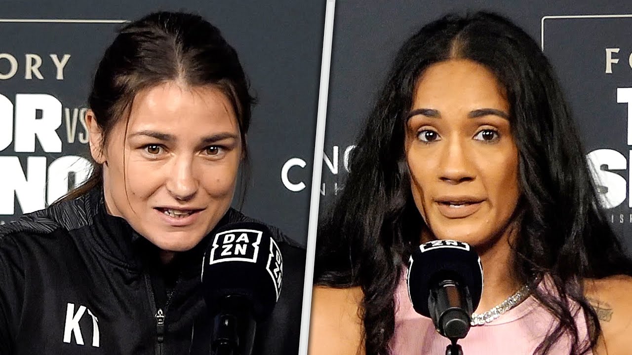 Katie Taylor vs. Amanda Serrano • FULL FINAL PRESS CONFERENCE • DAZN & Matchroom Boxing