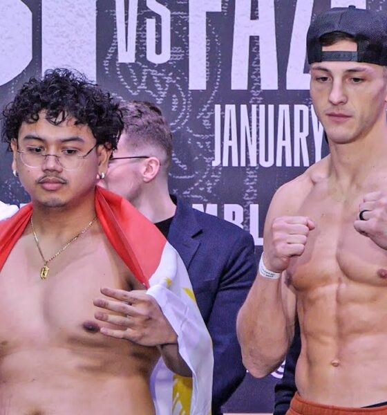 Salt Papi vs Josh Brueckner • FULL WEIGH IN & FACE OFF | DAZN Boxing & Misfits 004