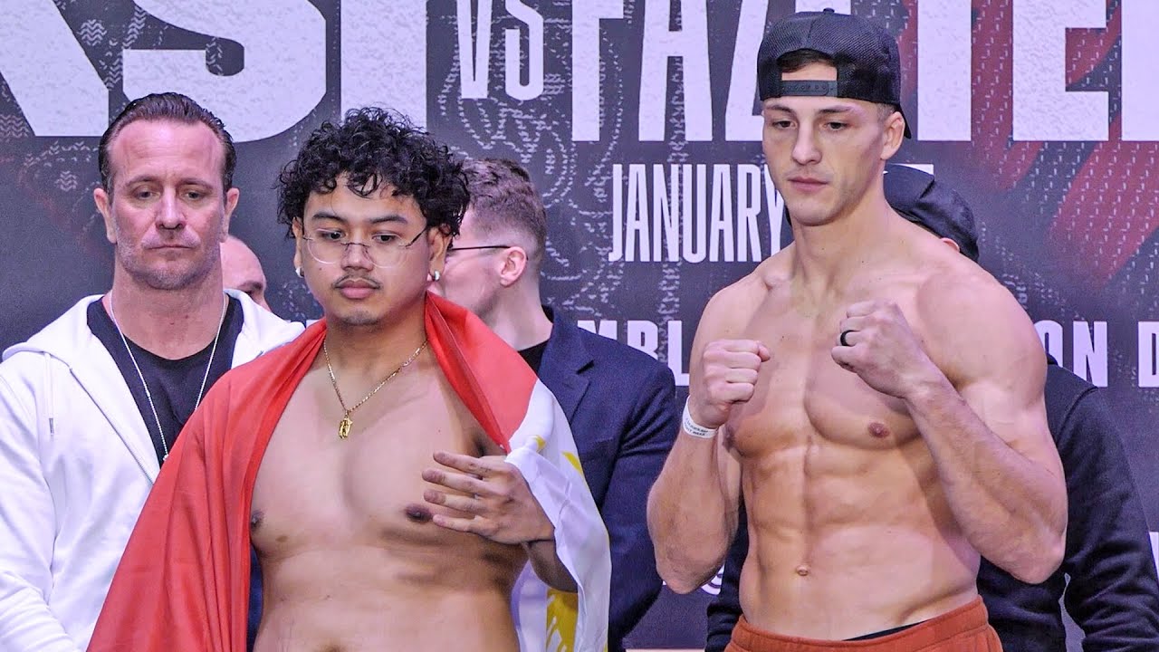 Salt Papi vs Josh Brueckner • FULL WEIGH IN & FACE OFF | DAZN Boxing & Misfits 004